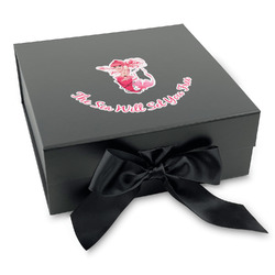 Mermaid Gift Box with Magnetic Lid - Black