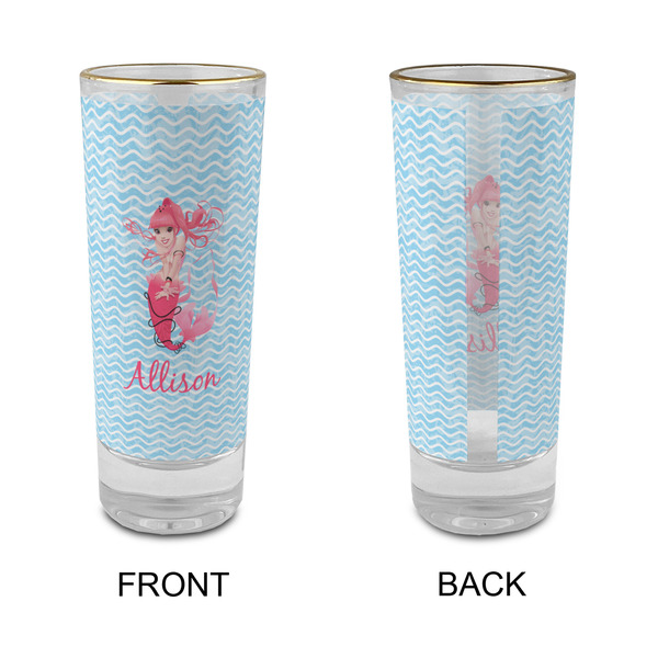 Mermaid Glass Shot Glass - 2 oz - Single - APPROVAL