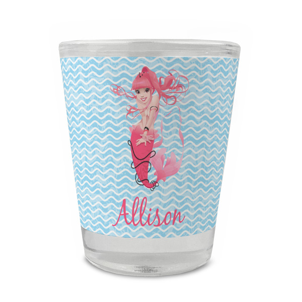 Custom Mermaid Glass Shot Glass - 1.5 oz - Single (Personalized)