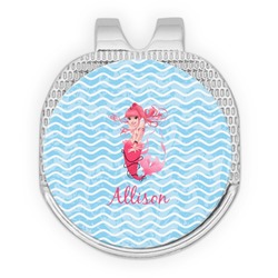 Mermaid Golf Ball Marker - Hat Clip - Silver