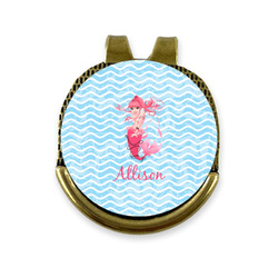 Mermaid Golf Ball Marker - Hat Clip - Gold