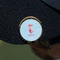 Mermaid Golf Ball Marker Hat Clip - Gold - On Hat