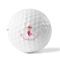 Mermaid Golf Balls - Titleist - Set of 3 - FRONT