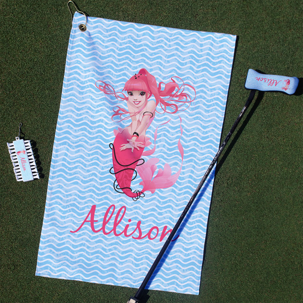 Custom Mermaid Golf Towel Gift Set (Personalized)