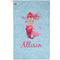 Mermaid Golf Towel (Personalized) - APPROVAL (Small Full Print)