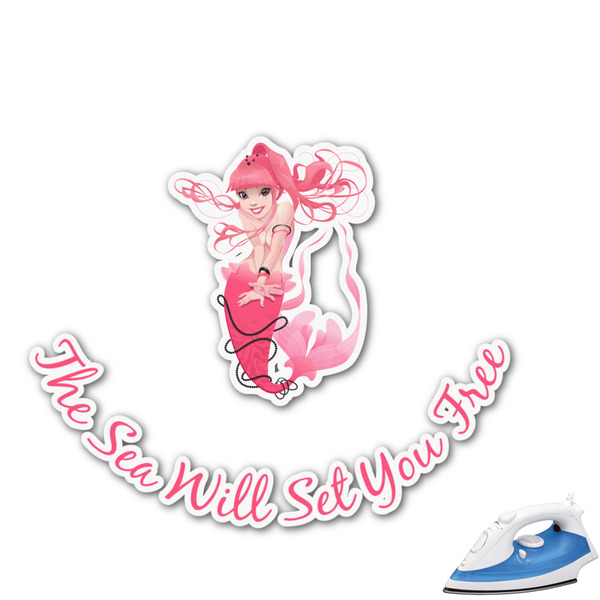 Custom Mermaid Graphic Iron On Transfer (Personalized)