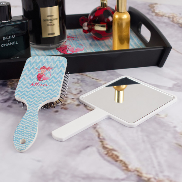 Mermaid Hair Brush - With Hand Mirror