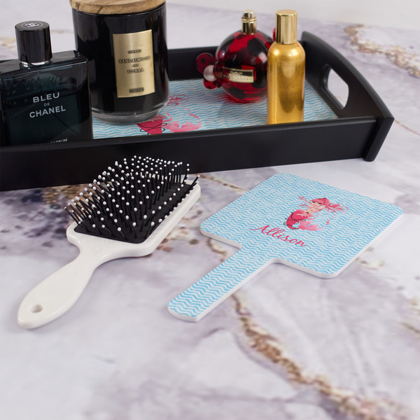 Mermaid Hand Mirror - With Hair Brush