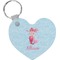 Mermaid Heart Plastic Keychain w/ Name or Text