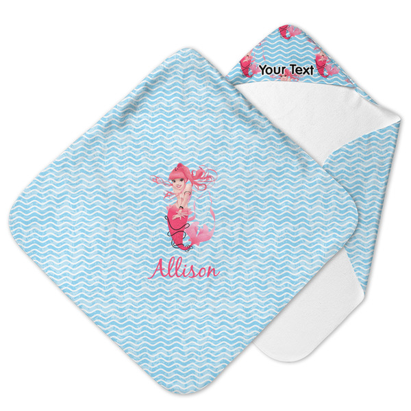 Custom Mermaid Hooded Baby Towel (Personalized)