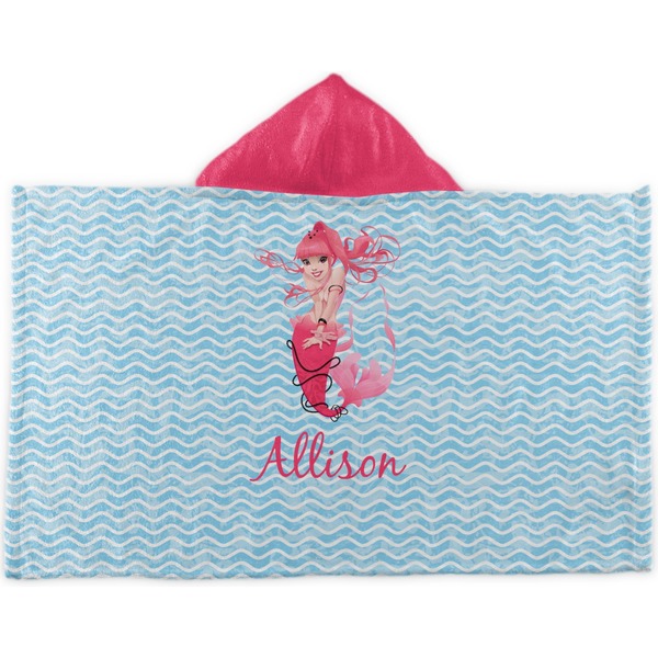 Custom Mermaid Kids Hooded Towel (Personalized)