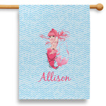 Mermaid 28" House Flag - Double Sided (Personalized)