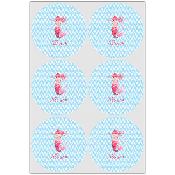 Mermaid Icing Circle - Large - Set of 6