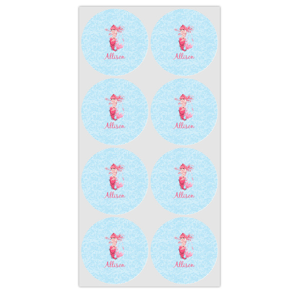 Mermaid Icing Circle - Medium - Set of 8
