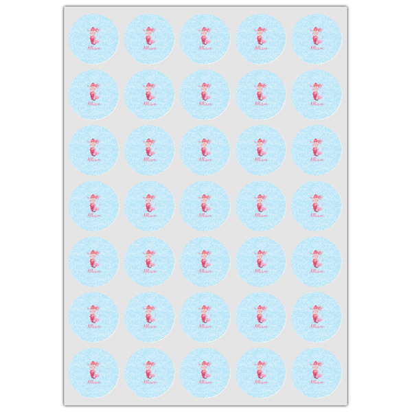 Mermaid Icing Circle - XSmall - Set of 35