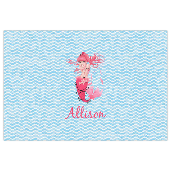 Mermaid Indoor / Outdoor Rug - 2'x3' - Front Flat