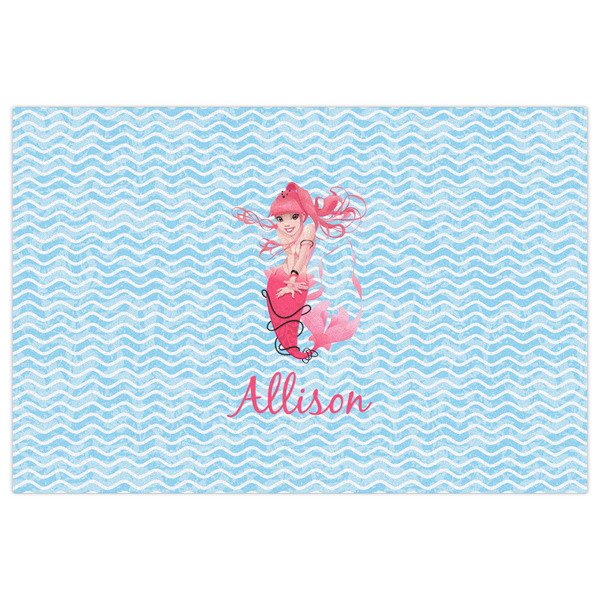 Mermaid Indoor / Outdoor Rug - 4'x6' - Front Flat