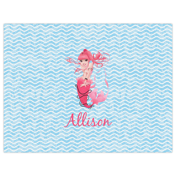 Mermaid Indoor / Outdoor Rug - 6'x8' - Front Flat