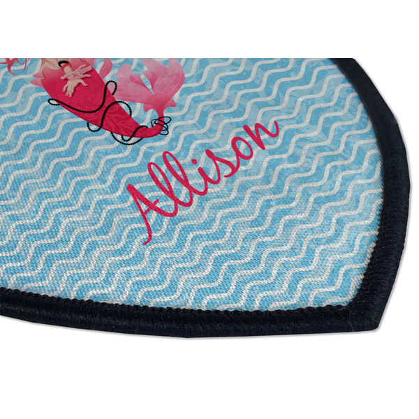 Mermaid Iron on Shield 3 Detail