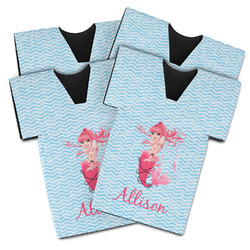 Mermaid Jersey Bottle Cooler - Set of 4 (Personalized)