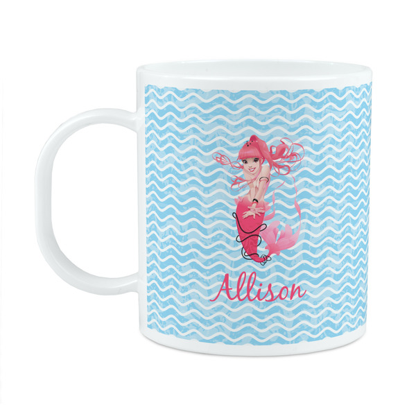 Custom Mermaid Plastic Kids Mug (Personalized)