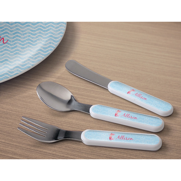 Mermaid Kids Flatware w/ Plate