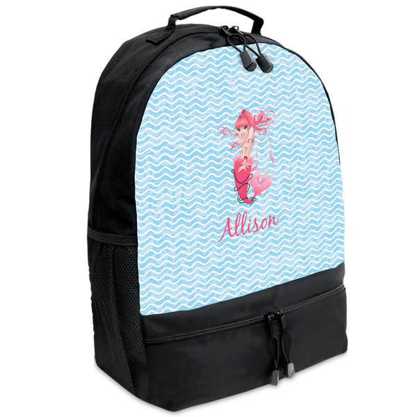 Custom Mermaid Backpacks - Black (Personalized)