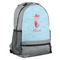 Mermaid Large Backpack - Gray - Angled View