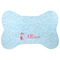 Mermaid Bone Shaped Dog Food Mat (Personalized)