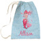 Mermaid Large Laundry Bag - Front View