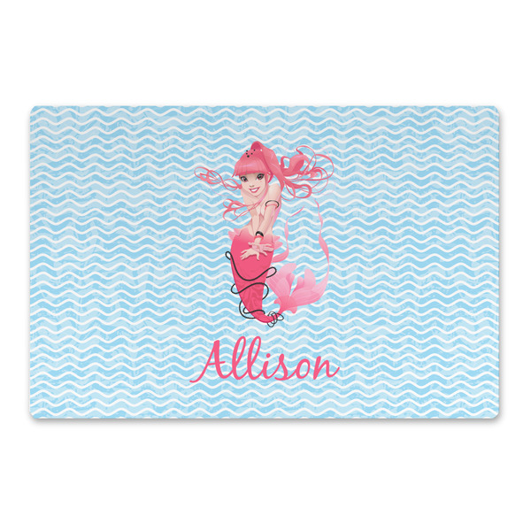 Custom Mermaid Large Rectangle Car Magnet (Personalized)