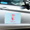 Mermaid Large Rectangle Car Magnets- In Context