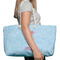 Mermaid Large Rope Tote Bag - In Context View