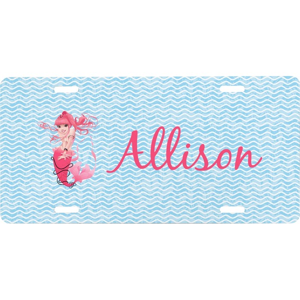 Custom Mermaid Front License Plate (Personalized)