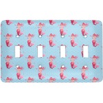 Mermaid Light Switch Cover (4 Toggle Plate)