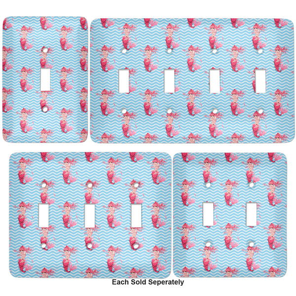 Mermaid Light Switch Covers all sizes