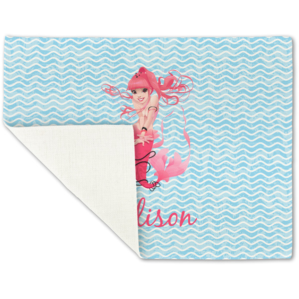 Mermaid Linen Placemat - Folded Corner (single side)