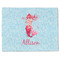 Mermaid Single-Sided Linen Placemat - Single w/ Name or Text