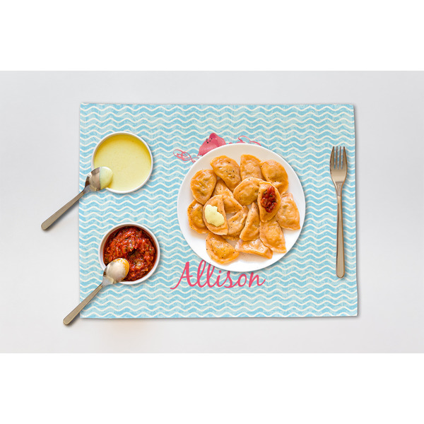 Mermaid Linen Placemat - Lifestyle (single)