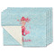 Mermaid Single-Sided Linen Placemat - Set of 4 w/ Name or Text