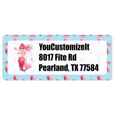 Mermaid Return Address Labels (Personalized)
