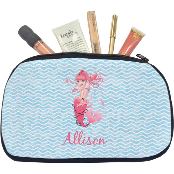 Custom Mermaid Makeup / Cosmetic Bag - Medium (Personalized)