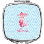 Mermaid Compact Makeup Mirror (Personalized)