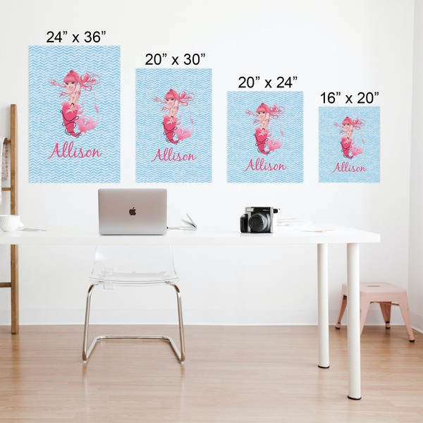 Mermaid Matte Poster - Sizes