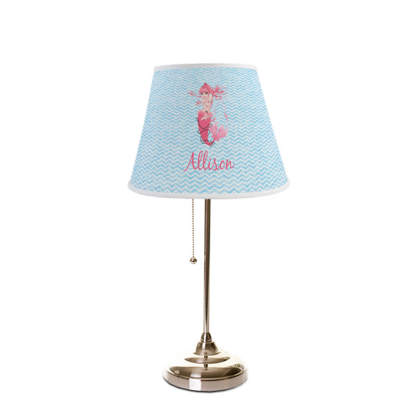 Mermaid Poly Film Empire Lampshade - On Stand