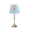 Mermaid Poly Film Empire Lampshade - On Stand