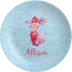 Mermaid Melamine Plate (Personalized)