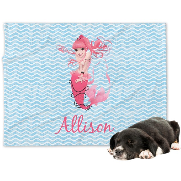 Custom Mermaid Dog Blanket - Regular (Personalized)