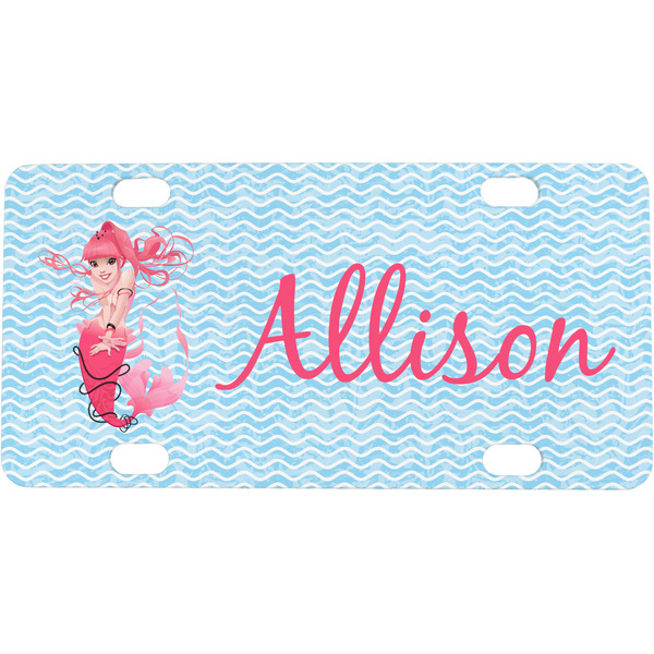 Custom Mermaid Mini/Bicycle License Plate (Personalized)