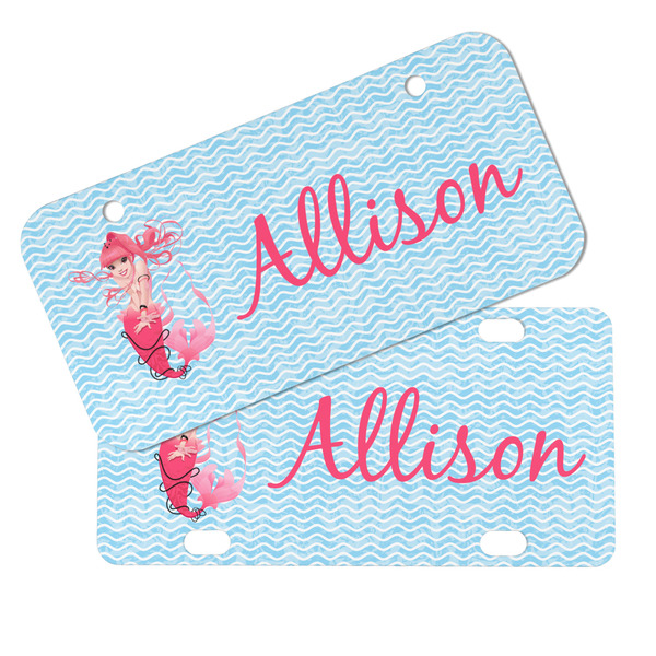 Mermaid Mini License Plates - MAIN (4 and 2 Holes)